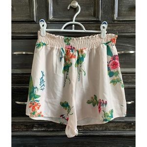 Jealous Tomato Ivory Floral Shorts